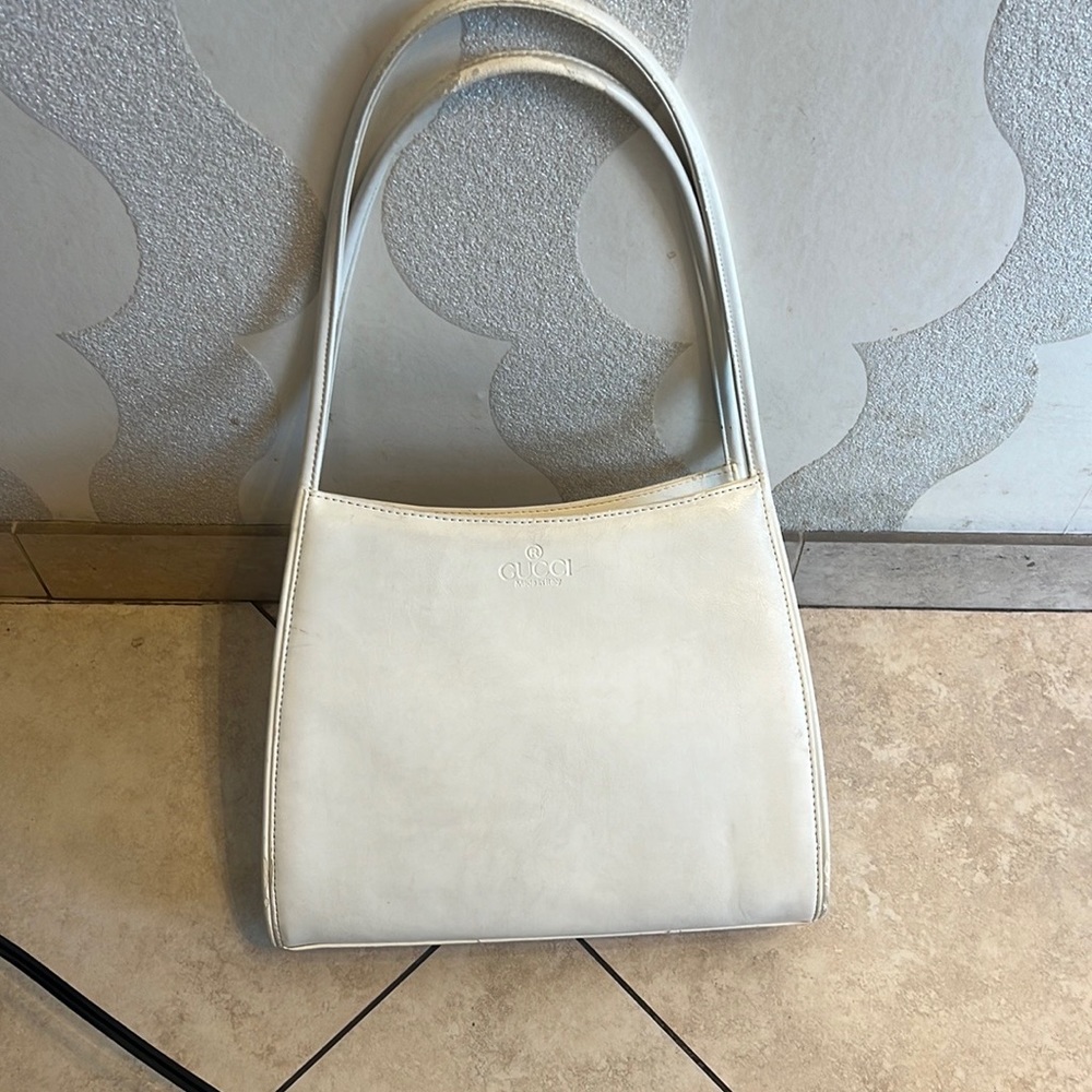 gucci bag white vintage